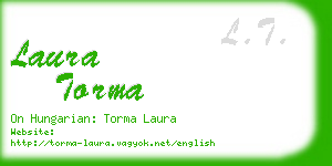 laura torma business card